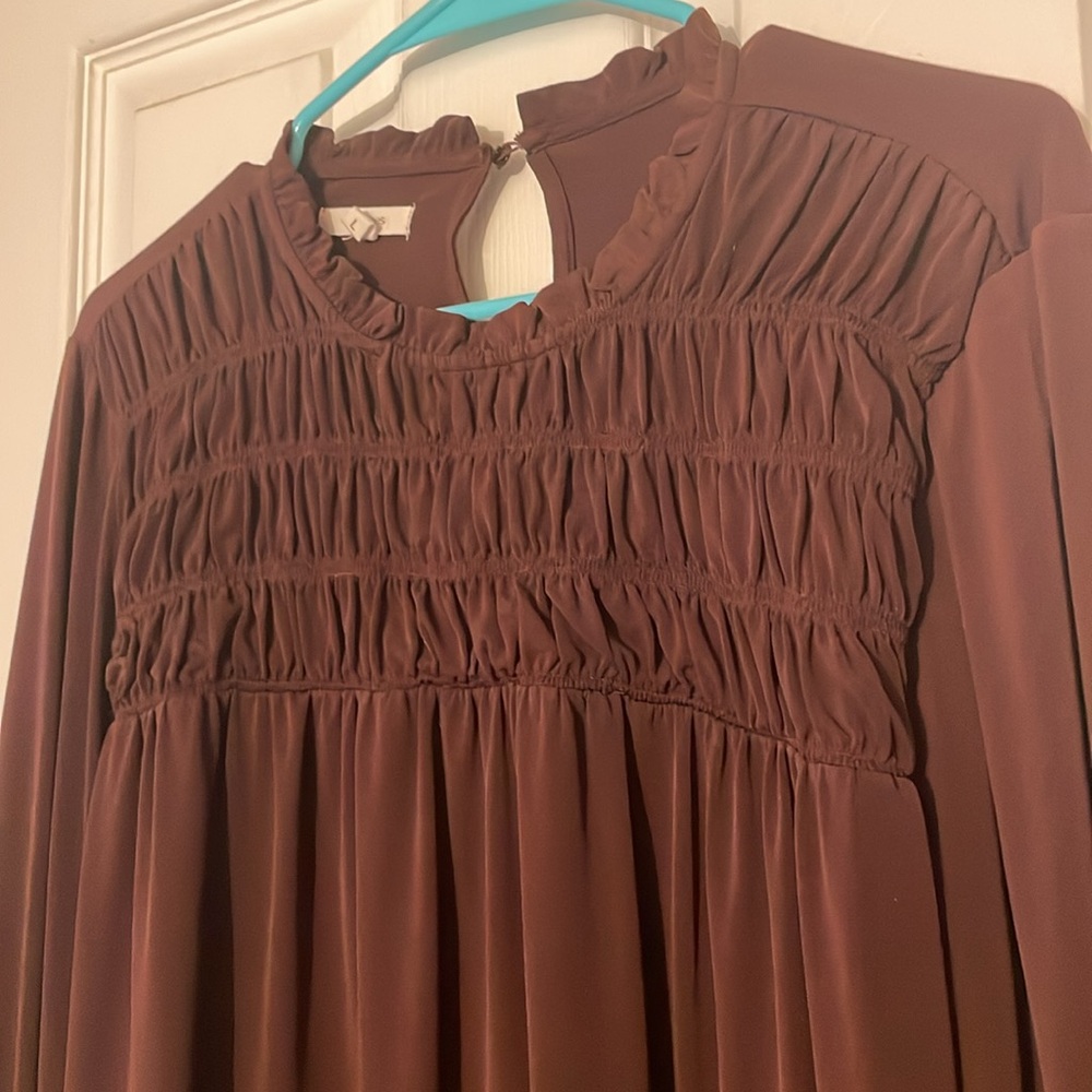 Maroon blouse - Picture 2 of 5